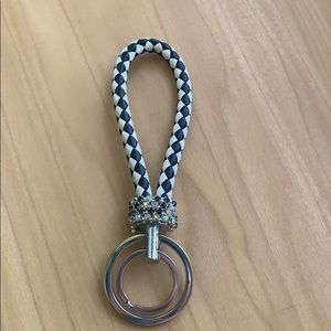 NWT black and white key holder